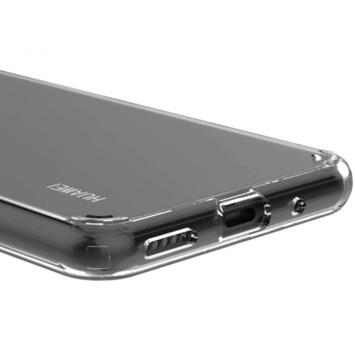 Honor 20 Kılıf Korumalı Kenarları Silikon Arkası Sert Coss Kapak - Şeffaf