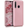 Honor 20 Lite Kılıf İnce Soft Mat Renkli Esnek Silikon Kapak - Rose Gold