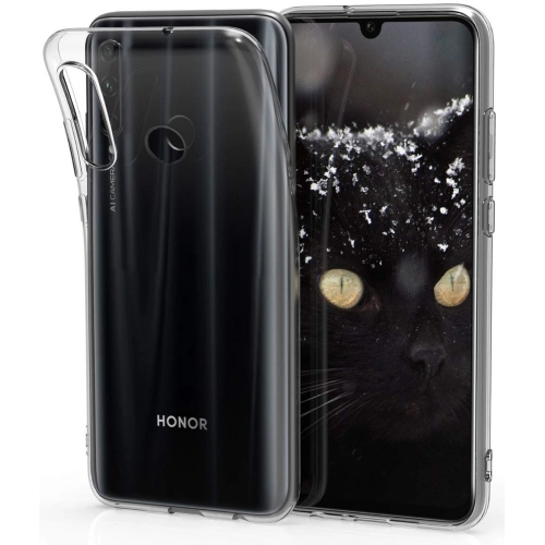 Honor 20 Lite Kılıf Kamera Korumalı Esnek Silikon Kapak - Şeffaf