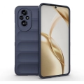 Honor 200 Kılıf Esnek TPU Oyuklu Arka Yüzey Tasarımlı Zore Etnik Silikon Kapak - Lacivert