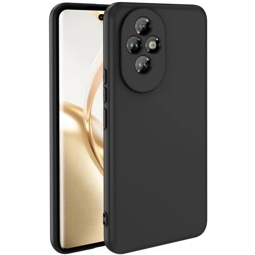 Honor 200 Kılıf İçi Kadife Mat Yüzey Mara Lansman Kapak  - Siyah