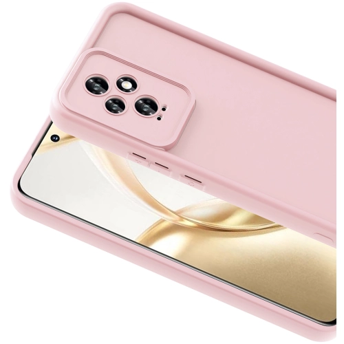 Honor 200 ile Uyumlu Kılıf Kamera Korumalı Silikon Ananas Kapak - Mürdüm