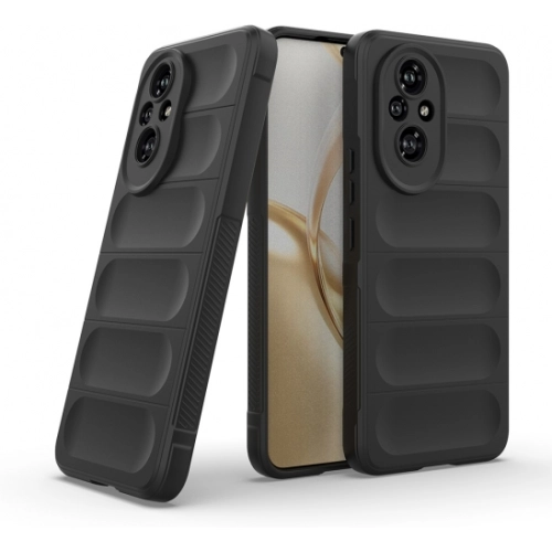 Honor 200 Pro Kılıf Esnek TPU Oyuklu Arka Yüzey Tasarımlı Zore Etnik Silikon Kapak - Lacivert