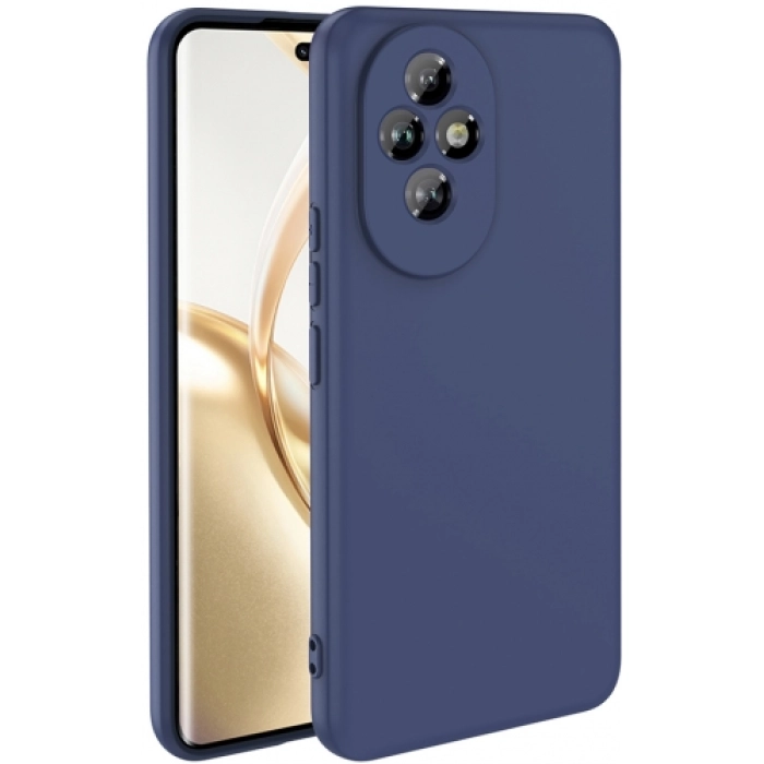 Honor 200 Pro Kılıf İçi Kadife Mat Yüzey Mara Lansman Kapak  - Lacivert