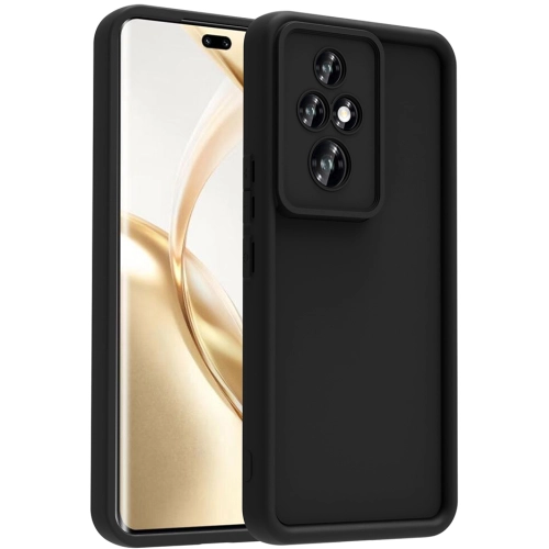 Honor 200 Pro ile Uyumlu Kılıf Kamera Korumalı Silikon Ananas Kapak - Siyah