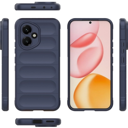 Honor 400 Kılıf Esnek TPU Oyuklu Arka Yüzey Tasarımlı Zore Etnik Silikon Kapak - Siyah