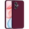 Honor 400 Kılıf İçi Kadife Mat Mara Lansman Silikon Kapak  - Koyu Mor