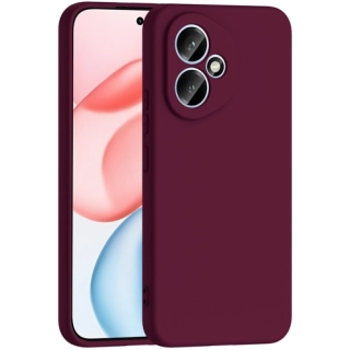 Honor 400 Kılıf İçi Kadife Mat Mara Lansman Silikon Kapak  - Koyu Mor
