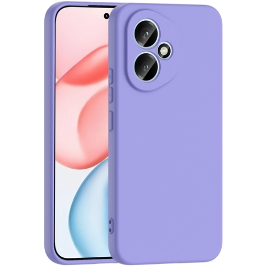 Honor 400 Kılıf İçi Kadife Mat Mara Lansman Silikon Kapak  - Lila