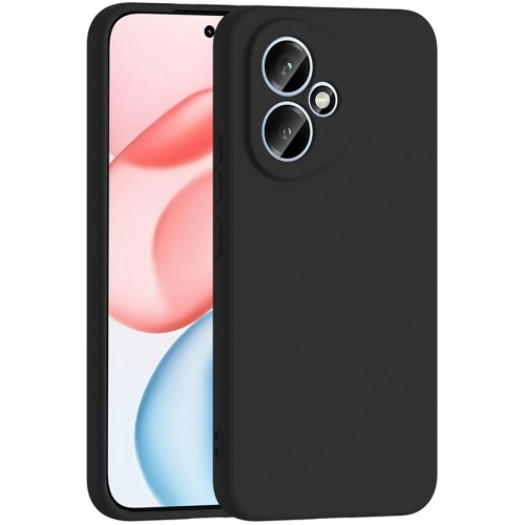 Honor 400 Kılıf İçi Kadife Mat Mara Lansman Silikon Kapak  - Siyah