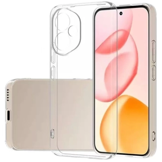 Honor 400 Kılıf Kamera Korumalı Esnek Silikon Kapak - Şeffaf