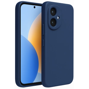 Honor 400 Kılıf Silikon Mat Esnek Kamera Korumalı Biye Kapak - Lacivert