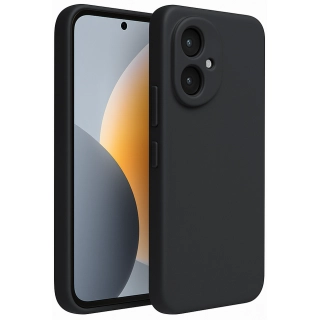 Honor 400 Kılıf Silikon Mat Esnek Kamera Korumalı Biye Kapak - Siyah