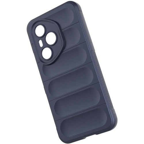 Honor 400 Pro Kılıf Esnek TPU Oyuklu Arka Yüzey Tasarımlı Zore Etnik Silikon Kapak - Koyu Yeşil