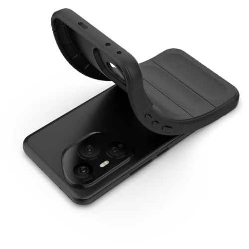 Honor 400 Pro Kılıf Esnek TPU Oyuklu Arka Yüzey Tasarımlı Zore Etnik Silikon Kapak - Koyu Yeşil