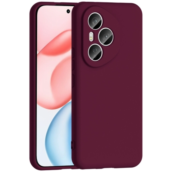 Honor 400 Pro Kılıf İçi Kadife Mat Mara Lansman Silikon Kapak  - Koyu Mor