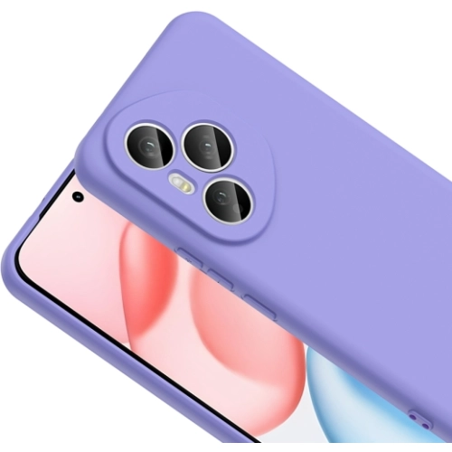 Honor 400 Pro Kılıf İçi Kadife Mat Mara Lansman Silikon Kapak  - Koyu Mor