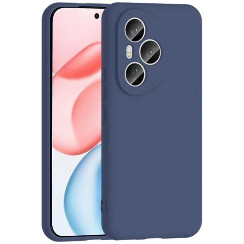 Honor 400 Pro Kılıf İçi Kadife Mat Mara Lansman Silikon Kapak - Lacivert