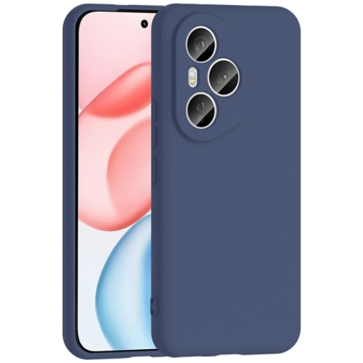 Honor 400 Pro Kılıf İçi Kadife Mat Mara Lansman Silikon Kapak  - Lacivert