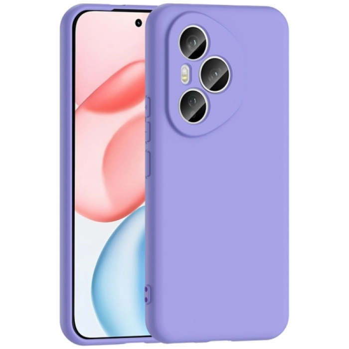 Honor 400 Pro Kılıf İçi Kadife Mat Mara Lansman Silikon Kapak  - Lila