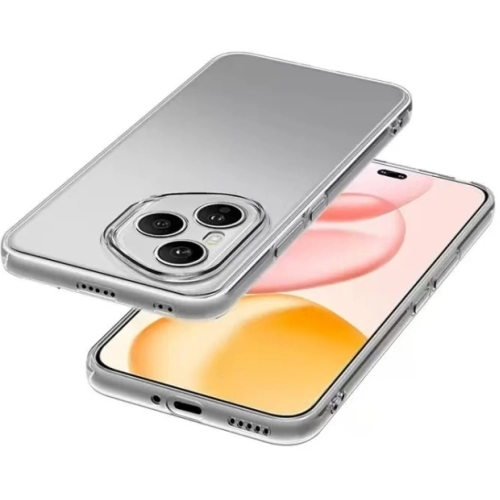 Honor 400 Pro Kılıf Kamera Korumalı Esnek Silikon Kapak - Şeffaf