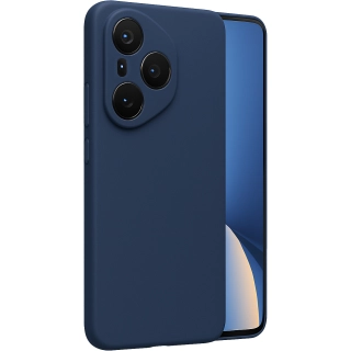 Honor 400 Pro Kılıf Silikon Mat Esnek Kamera Korumalı Biye Kapak - Lacivert