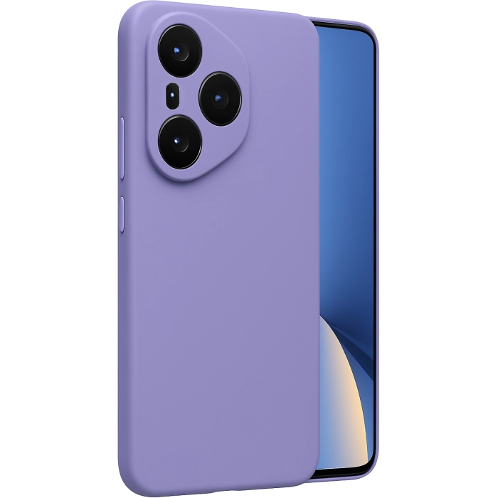 Honor 400 Pro Kılıf Silikon Mat Esnek Kamera Korumalı Biye Kapak - Lila