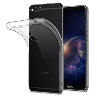 Honor 7X Kılıf Ultra İnce Kaliteli Esnek Silikon 0.2mm - Şeffaf