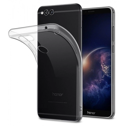 Honor 7X Kılıf Ultra İnce Kaliteli Esnek Silikon 0.2mm - Şeffaf