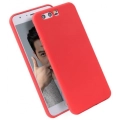 Honor 9 Lite Kılıf İnce Soft Mat Renkli Esnek Silikon Kapak - Kırmızı