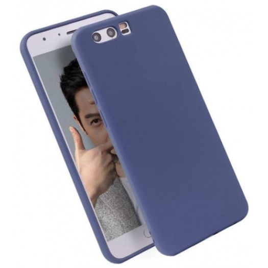 Honor 9 Lite Kılıf İnce Soft Mat Renkli Esnek Silikon Kapak - Lacivert