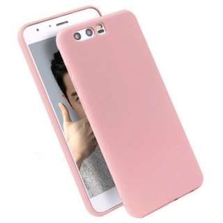 Honor 9 Lite Kılıf İnce Soft Mat Renkli Esnek Silikon Kapak - Rose Gold