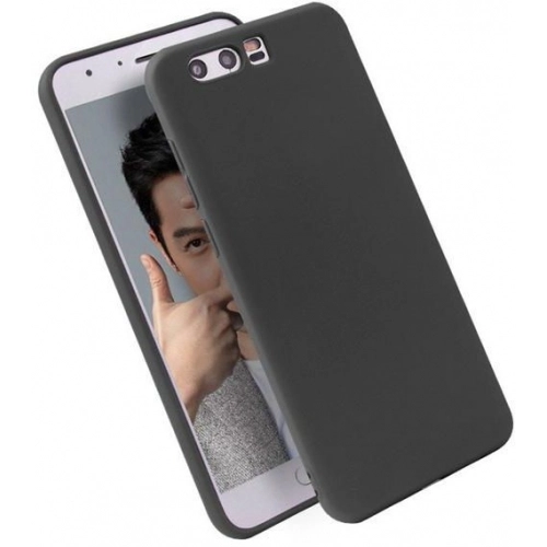 Honor 9 Lite Kılıf İnce Soft Mat Renkli Esnek Silikon Kapak - Siyah
