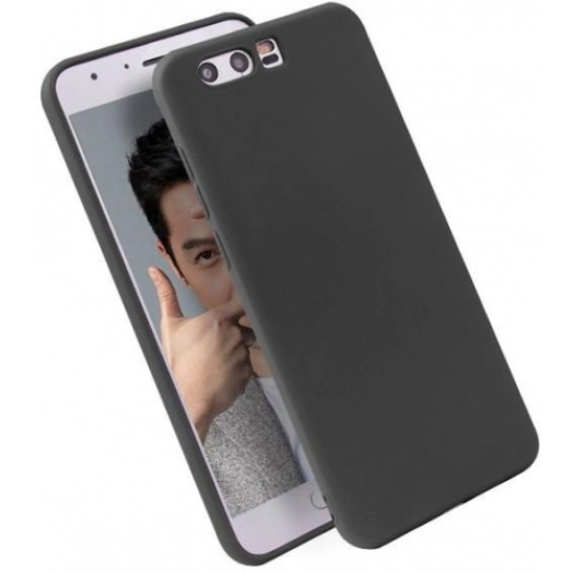 Honor 9 Lite Kılıf İnce Soft Mat Renkli Esnek Silikon Kapak - Siyah