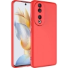 Honor 90 Kılıf İçi Kadife Mat Mara Lansman Silikon Kapak  - Kırmızı
