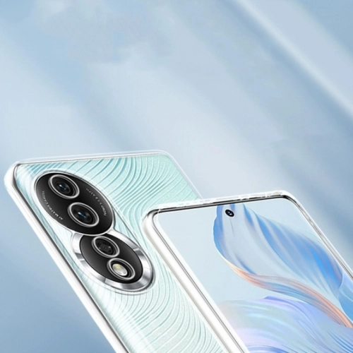 Honor 90 Kılıf Kamera Korumalı Esnek Silikon Kapak - Şeffaf