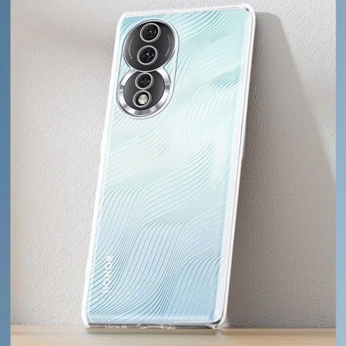 Honor 90 Kılıf Kamera Korumalı Esnek Silikon Kapak - Şeffaf