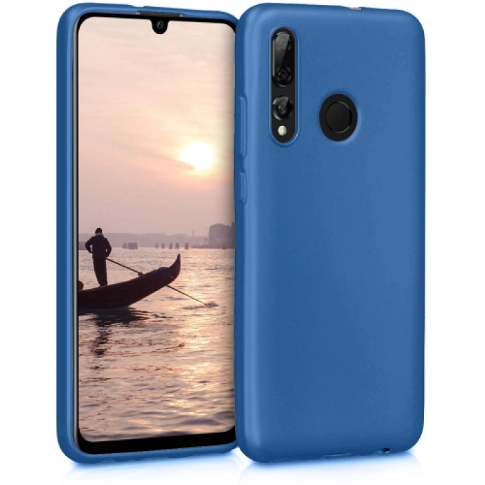 Honor 9x Kılıf İnce Soft Mat Renkli Esnek Silikon Kapak - Lacivert