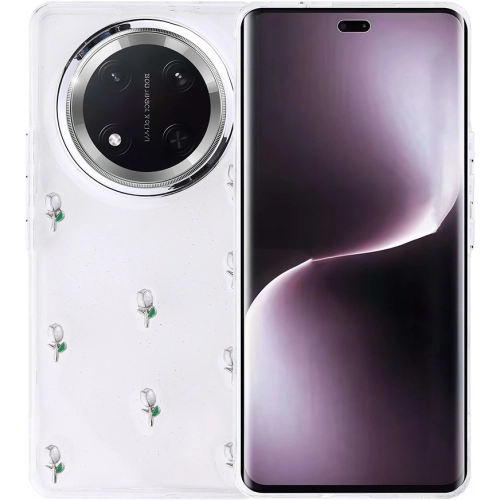 Honor Magic 7 Lite Kılıf Airbag Tasarımlı Desenli Simli Şeffaf Kutup Kapak, Tam Uyumlu - Fiyonk