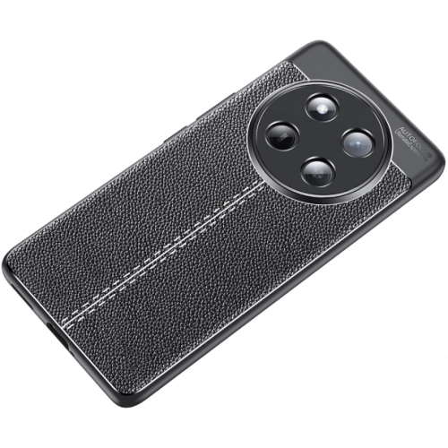 Honor Magic 7 Lite Kılıf Deri Görünümlü Lüks Parmak İzi Bırakmaz Niss Silikon Kapak - Siyah