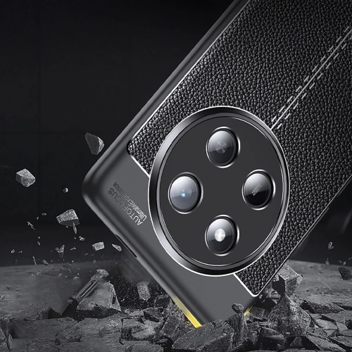 Honor Magic 7 Lite Kılıf Deri Görünümlü Lüks Parmak İzi Bırakmaz Niss Silikon Kapak - Siyah