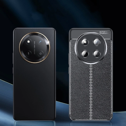 Honor Magic 7 Lite Kılıf Deri Görünümlü Lüks Parmak İzi Bırakmaz Niss Silikon Kapak - Siyah