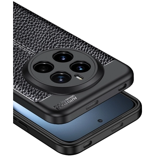 Honor Magic 7 Pro Kılıf Deri Görünümlü Lüks Parmak İzi Bırakmaz Niss Silikon Kapak - Siyah