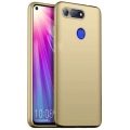 Honor View 20 Kılıf İnce Soft Mat Renkli Esnek Silikon Kapak - Gold
