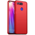 Honor View 20 Kılıf İnce Soft Mat Renkli Esnek Silikon Kapak - Kırmızı