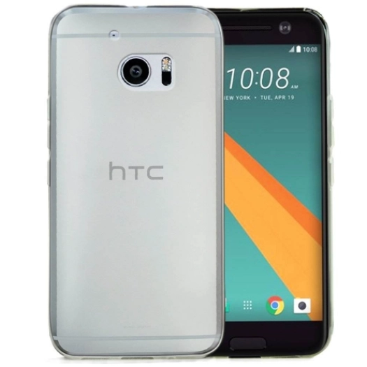HTC 10 Kılıf Ultra İnce Kaliteli Esnek Silikon 0.2mm - Şeffaf
