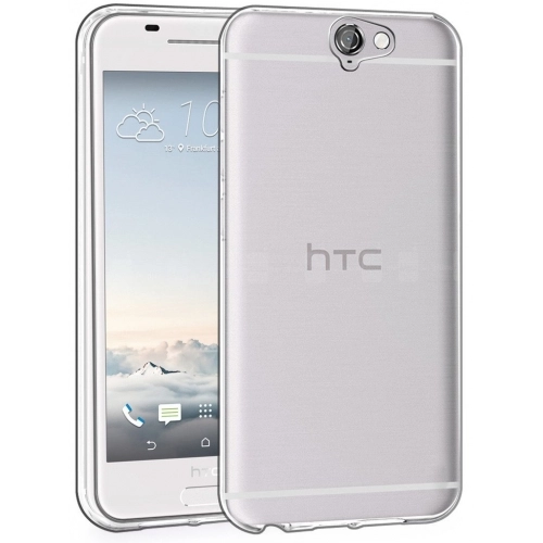 HTC One A9 Kılıf Ultra İnce Kaliteli Esnek Silikon 0.2mm - Şeffaf
