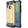 Huawei Honor 10 Lite Kılıf Zırhlı Tank Crash Silikon Kapak - Gold