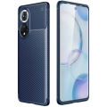 Honor 50 Kılıf Silikon Parmak İzi Bırakmayan Karbon Soft Negro Kapak - Lacivert