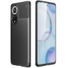 Honor 50 Kılıf Silikon Parmak İzi Bırakmayan Karbon Soft Negro Kapak - Siyah